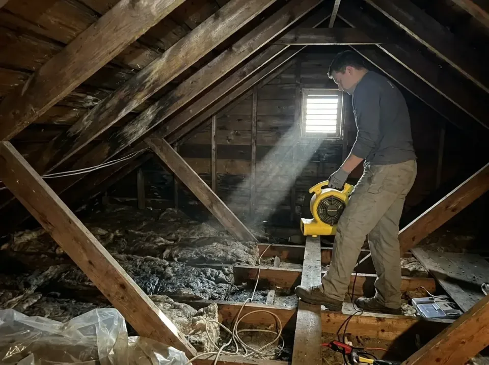 attic-water-damage-drying-proc-007 — frequently asked questions, Emergency Water Extraction & 24/7 Flood Response in Carter…